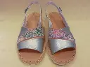 92403+ F 41 Perlato Zilvergrijs - Nubuck Oranje - Rainbow Wit