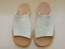 203 F 39 Grainé leder Wit