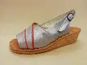 92403+ G 34 Perlato Zilvergrijs - Nubuck Rood