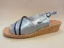 92403+ E 42 Perlato Zilvergrijs - Nubuck Blauw