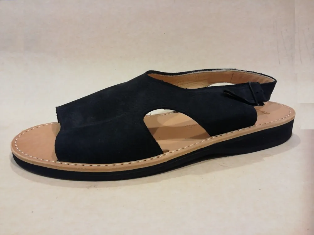 HS005 F 46 Madras Nubuck Zwart