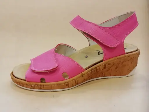 OL3820-43 F 39 Grainéleder Fuchsia