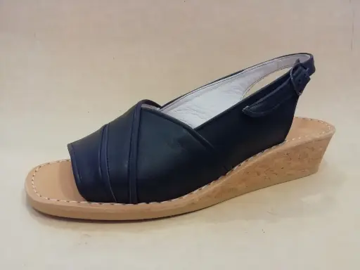 92403 E 38 Ciervo Marine - Nubuck Blauw