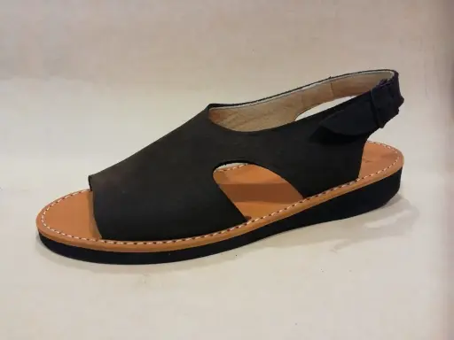 HS005 F 43 Madras Nubuck Zwart