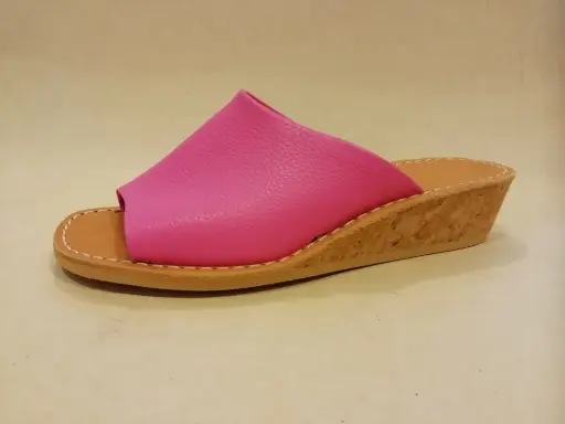 203 F 37 Grainé leder Fuchsia